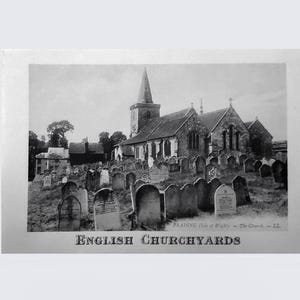 Zine - English Churchyards Historical Architectural Photography, Artist's Reference Mini Photo Zine