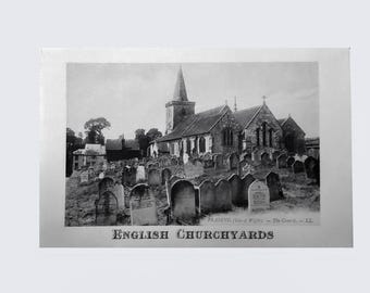 Zine - English Churchyards Historical Architectural Photography, Artist's Reference Mini Photo Zine