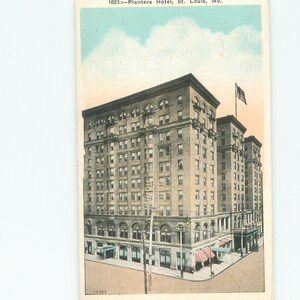 St. Louis, Missouri Planters Hotel, Beacon Series Ansichtkaart