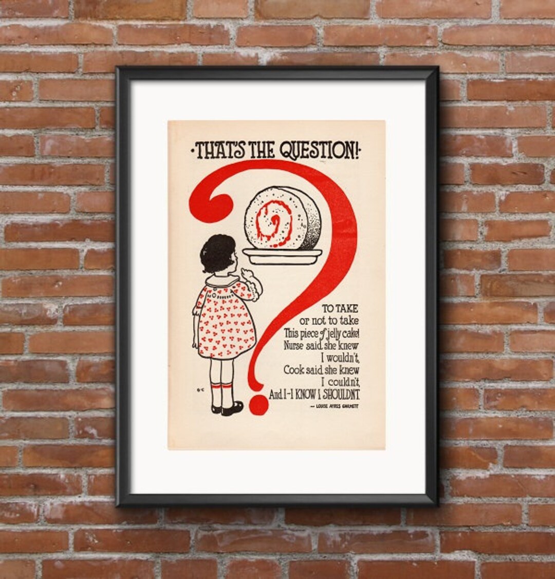 Art Deco Question Mark Print INSTANT DOWNLOAD Vintage 1920s Etsy