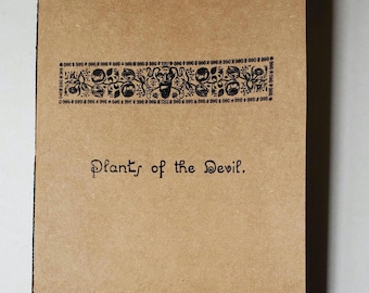 Plants of the Devil • Botanical Folklore & Occult History Booklet • 1800s Historical Witchcraft Illustration Digest Zine