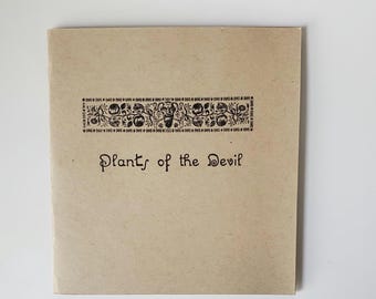 Plants of the Devil • Botanical Folklore & Occult History Booklet • 1800s Historical Witchcraft Illustration Digest Zine