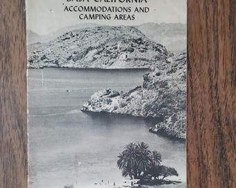 1979 Baja California Accomodations and Camping Areas Booklet
