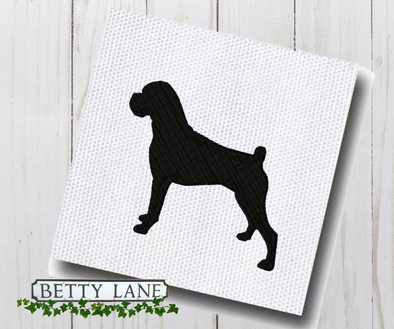 Boxer Dog Embroidery Design in 9 Formats. for the 4x4 & 5x7 Etsy