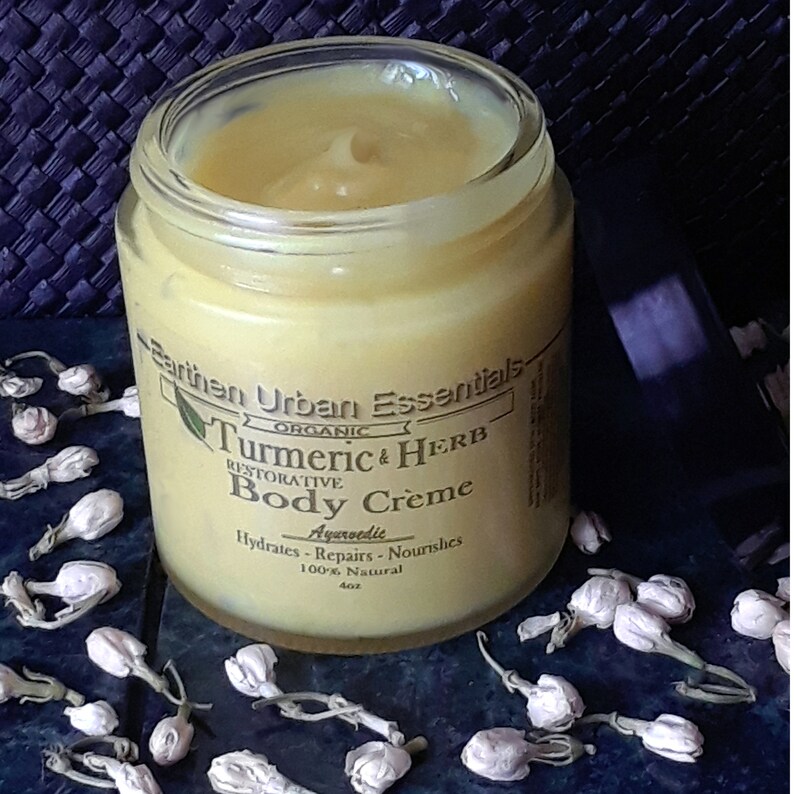 Turmeric & Herb Body Creme organic Dry Skin Cream Etsy
