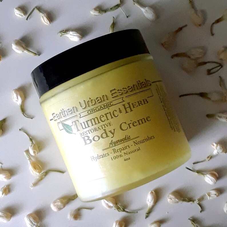 Turmeric & Herb Body Creme organic Dry Skin Cream Etsy