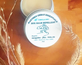 Organic Bug Repellant Balm, Mosquito repellent, Chemical free, Natural bug balm