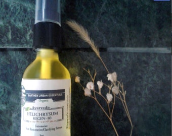 Helichrysum/Turmeric Acne Serum, Facial Serum, Clarifying Serum, Acne, Face Serum, Oily skin, Ayurvedic 1oz