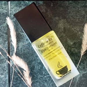 Organic Caffeine Eye Serum, Retinol Eye Serum, Hyaluronic Acid, Niacinamides, Vegan, fine lines, eye puff, dark circles, Anti-Aging, image 3