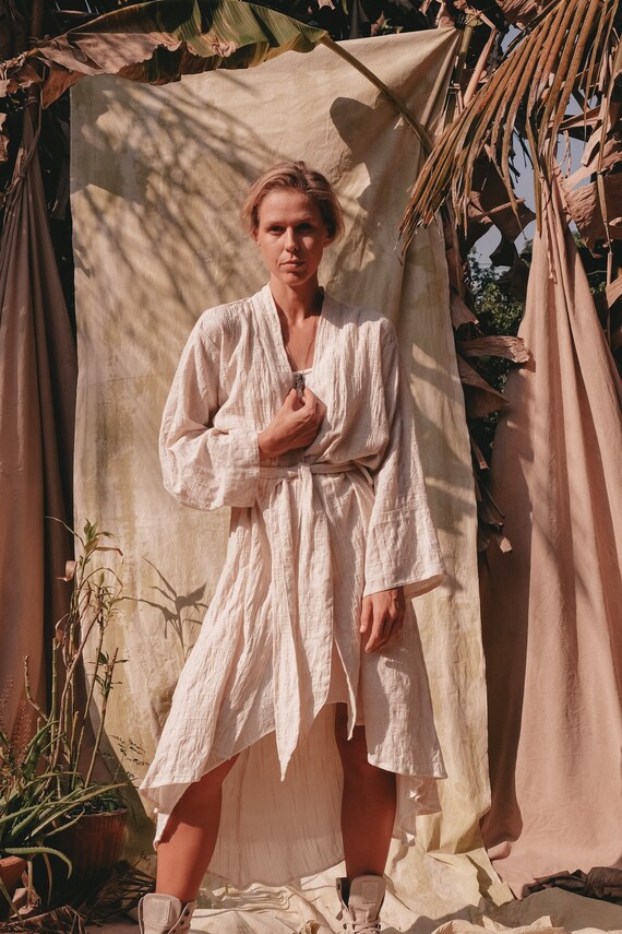 oversize dressing gown