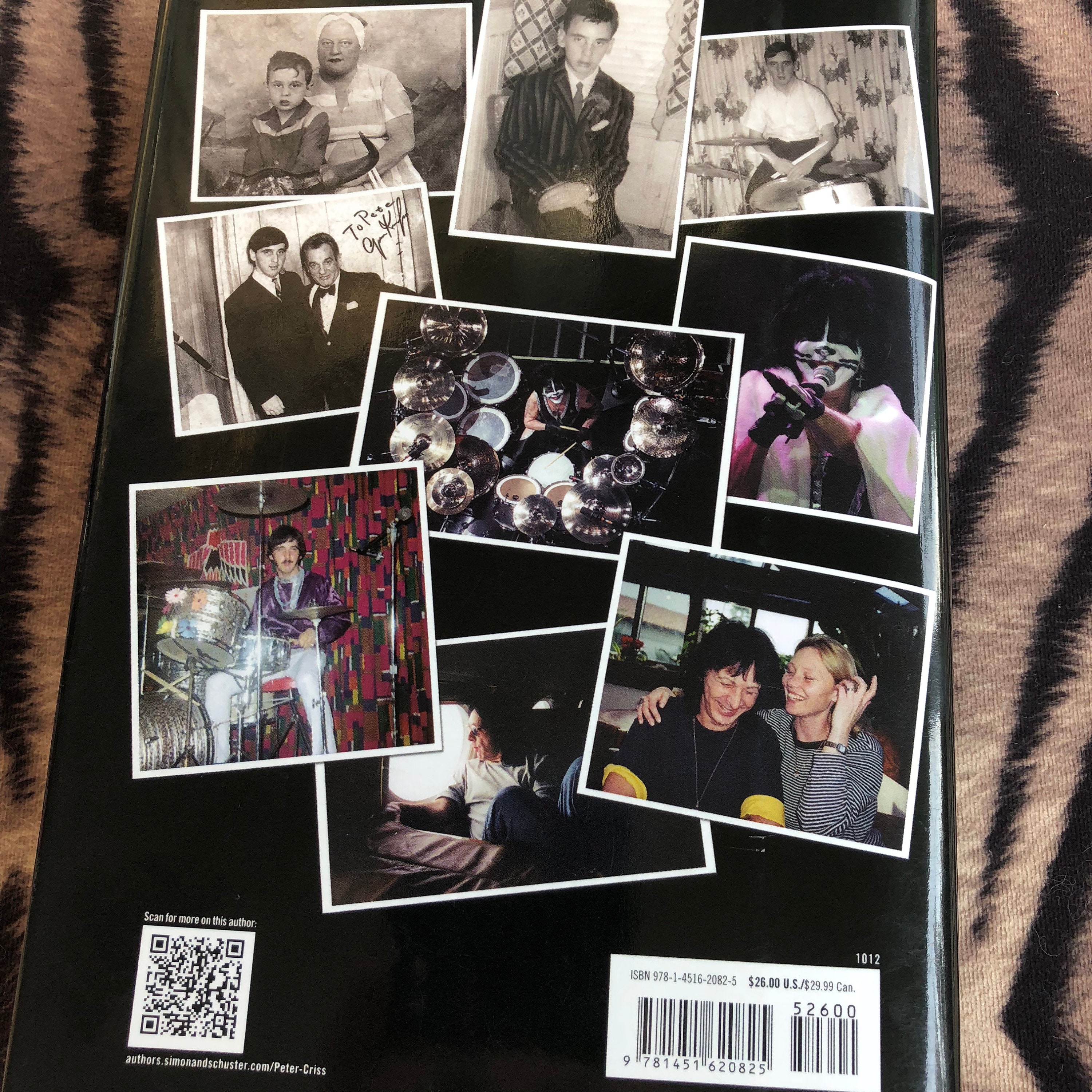 Signed Peter Criss Book Makeup To Breakup Ebay