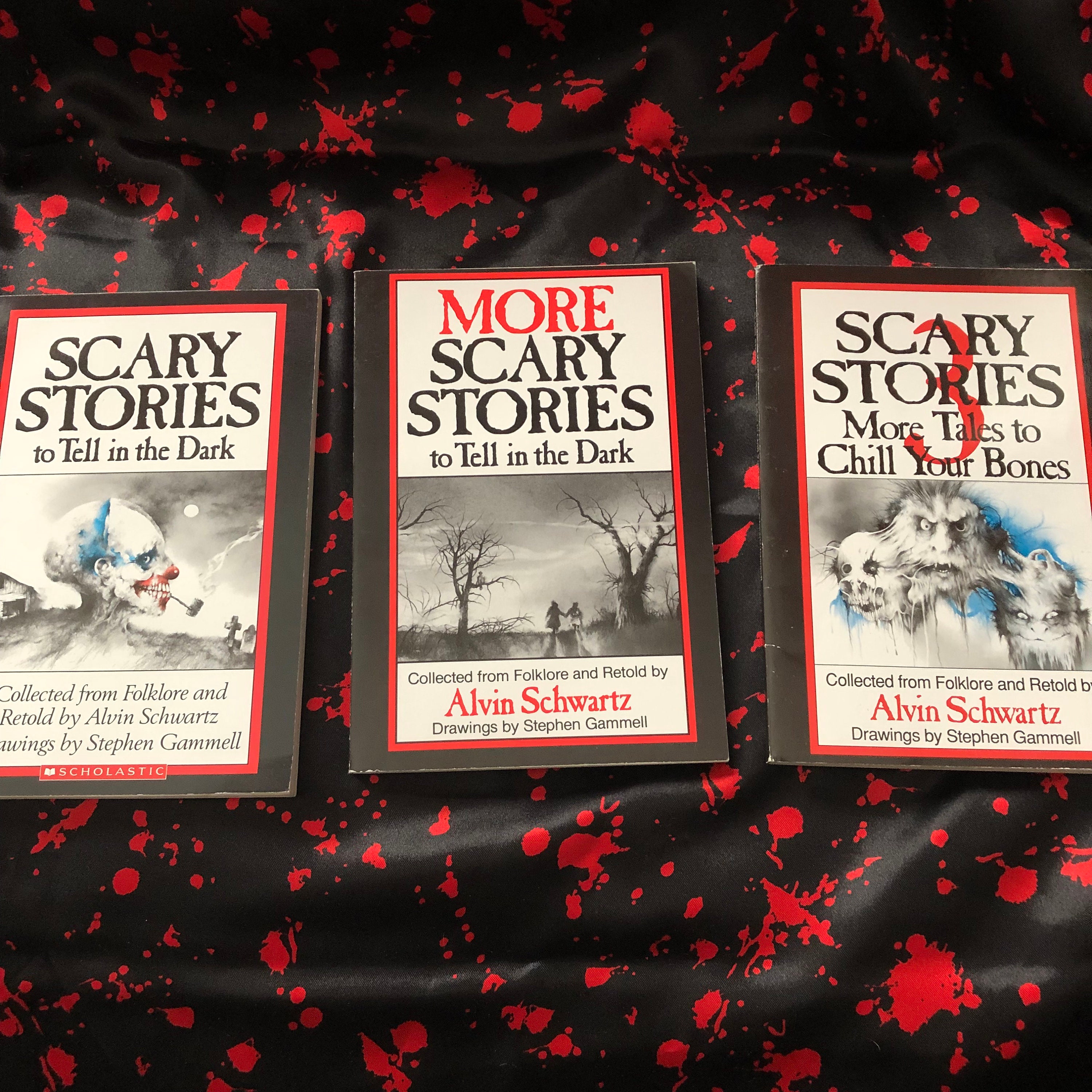Vintage Scary Stories To Tell In The Dark 3 Paperback Books Ghost