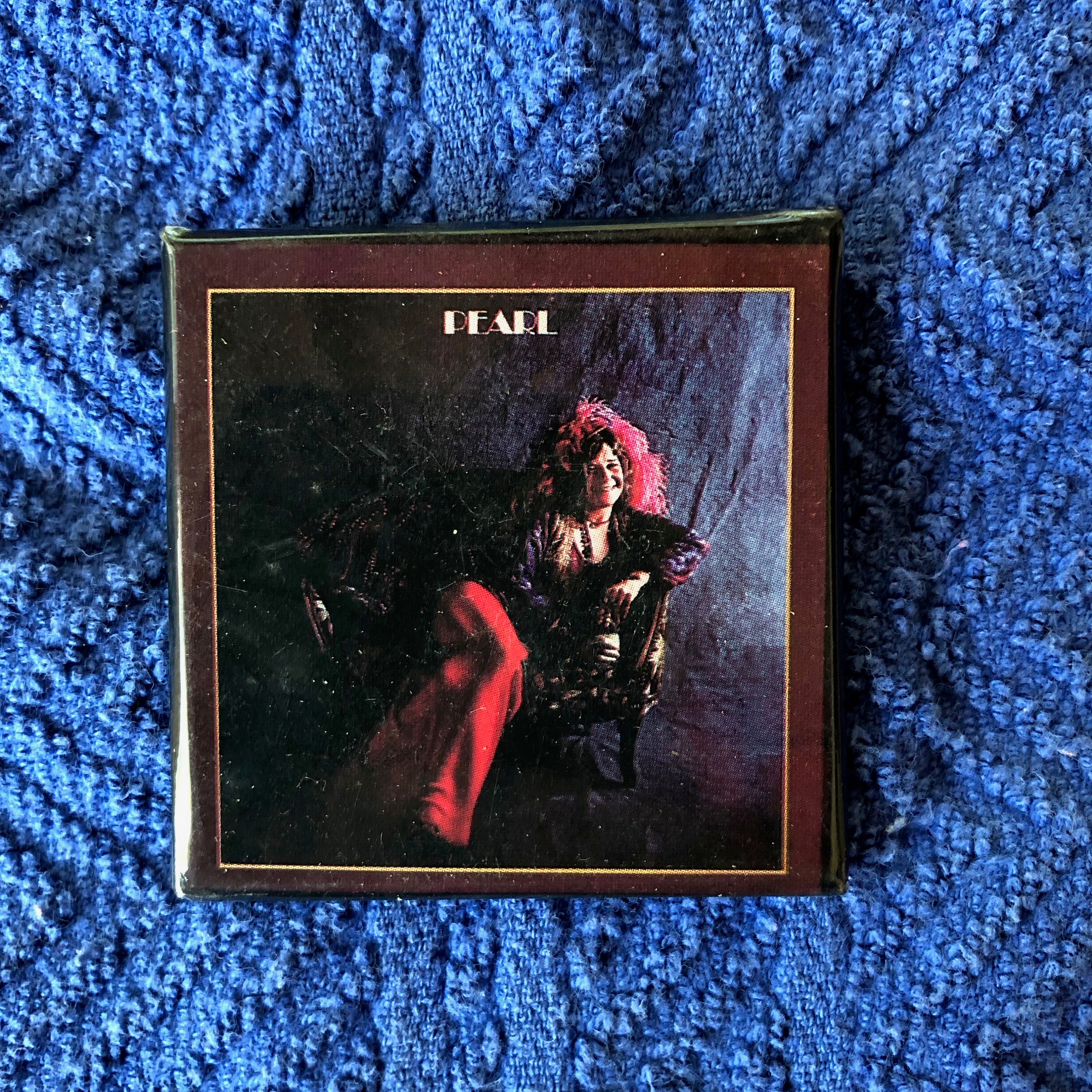 Vintage Janis Joplin Pearl Pin Badge Pinback Collectibles