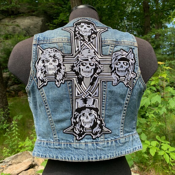 slash denim vest