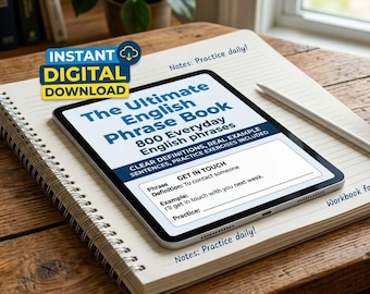 800 Everyday English Phrases | Speak Naturally  | Vocabulary PDF with Definitions, Examples & Practice | ESL Self-Study
