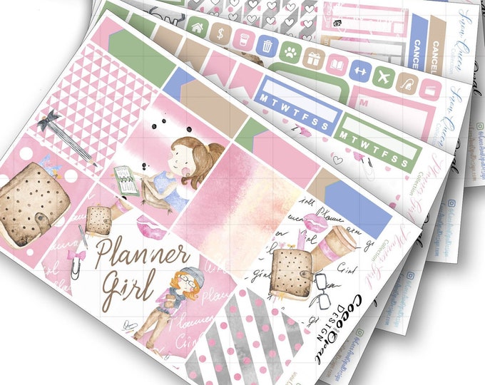 Planner Girl Kit for Weekly Planning, EC Weekly Kit Fits Erin Condren ...