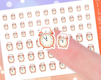 Mini Alarm Clock Functional Planner Stickers