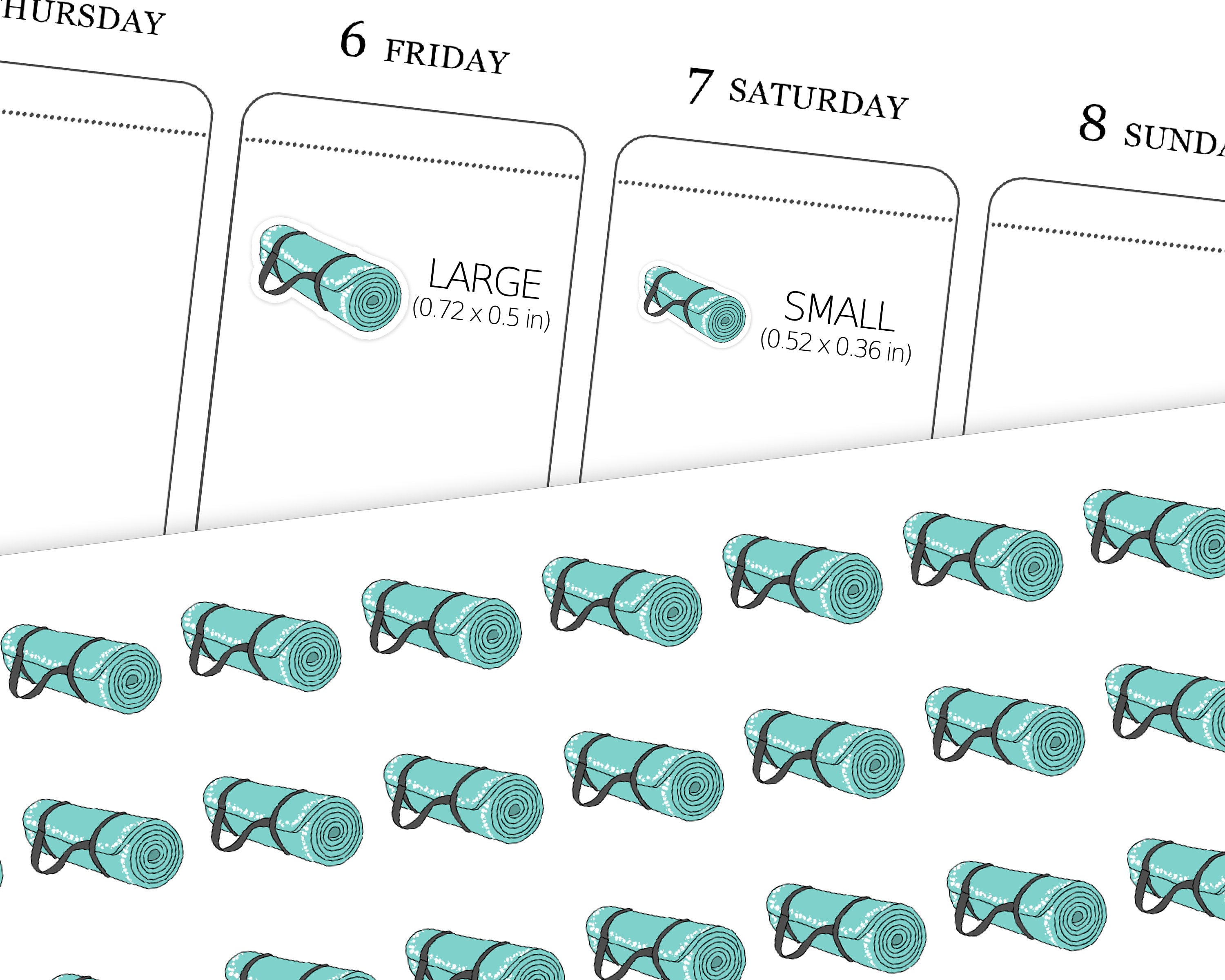 Stickers for Fitness Planning