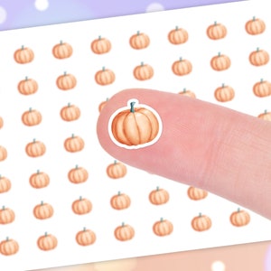 Cute Pumpkin Planner Stickers