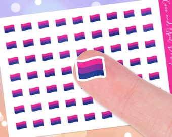 Cute Bisexual Flag Sticker Sheet