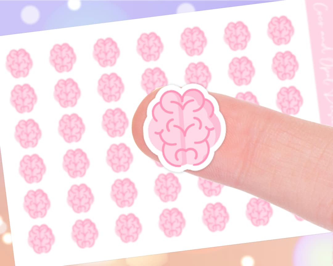 Large Brain Planner Stickers - Etsy