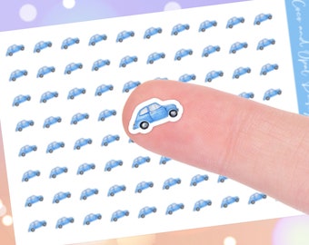 Cute Car Planner Sticker Sheet