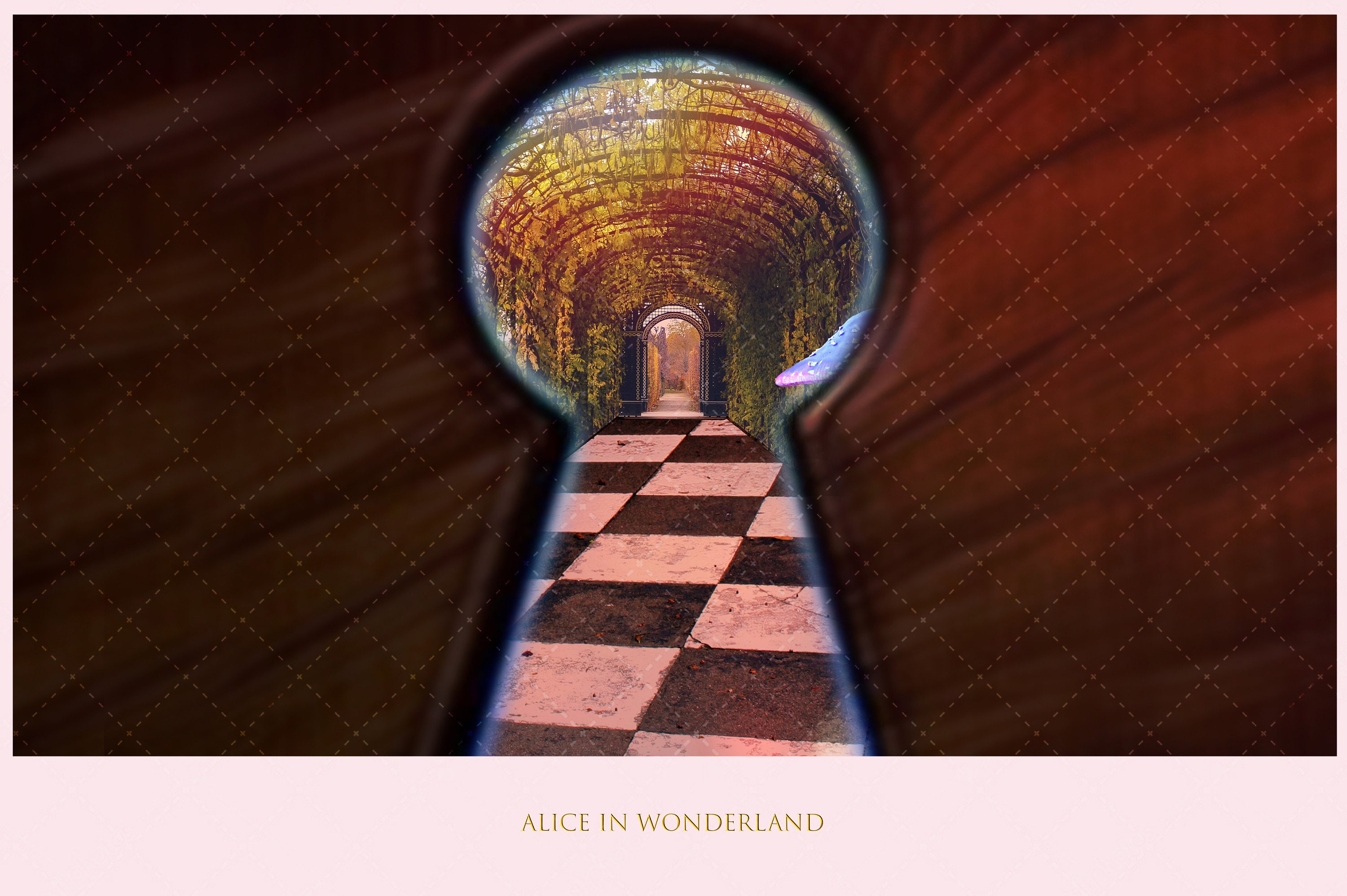 Alice In Wonderland Keyhole Wallpaper Alice In Wonderland Keyhole Wallpaper
