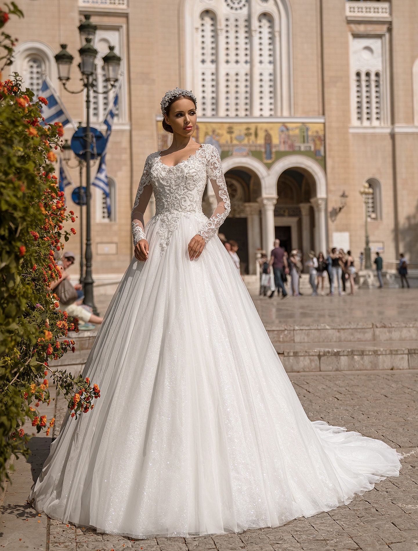A-line Wedding Dress GINNY Bridal Gown 