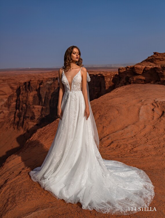 A-line Wedding Dress Stella Cathedral 