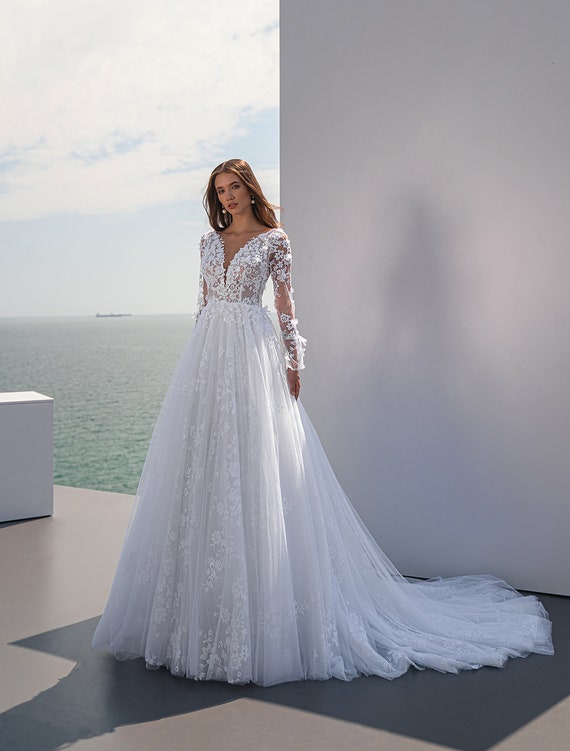 hochzeitskleid langarm