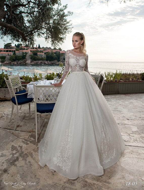 Wedding Dress Benita From Nyc Brideball Gown Wedding Etsy