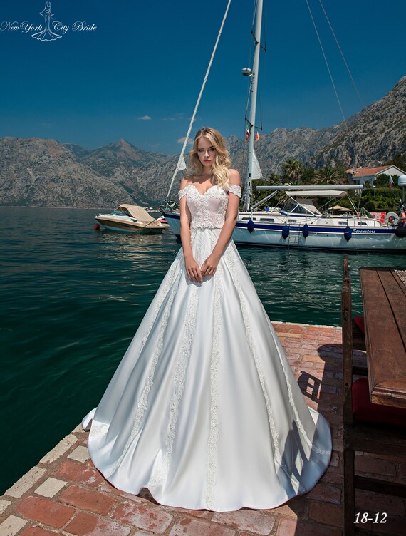 Wedding Dress Zula From Nyc Bride Ball Gown Wedding Dress Etsy