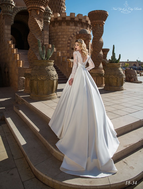 Wedding Dress Afnan From Nyc Bridewedding Dress With Etsy