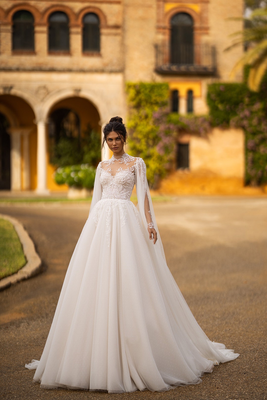 Aline Wedding Dress Saffron, Transformer Wedding Dress, Detachable