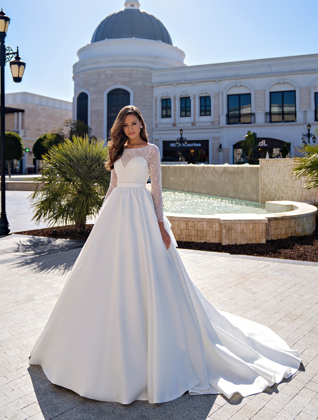 Ball Gown Wedding Dress S546CLEMENTINE Bridal Gown Lace Etsy