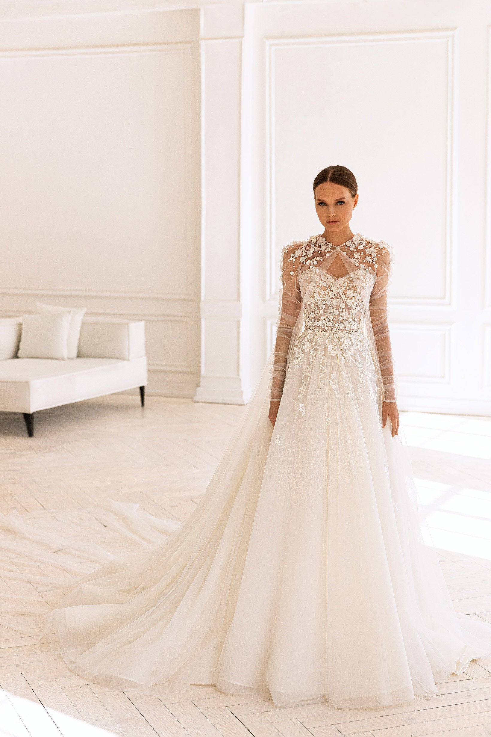 A-line wedding dress from Etsy