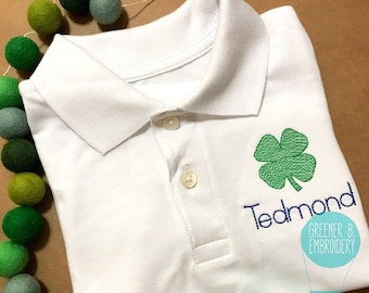 Shamrock Polo - Etsy