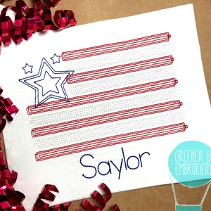 Fourth of July Shirt / 4th of July Flag / American Flag Shirt / Personalized 4th of July Shirt / Baby 1st 4th of July / Patriotic Shirt