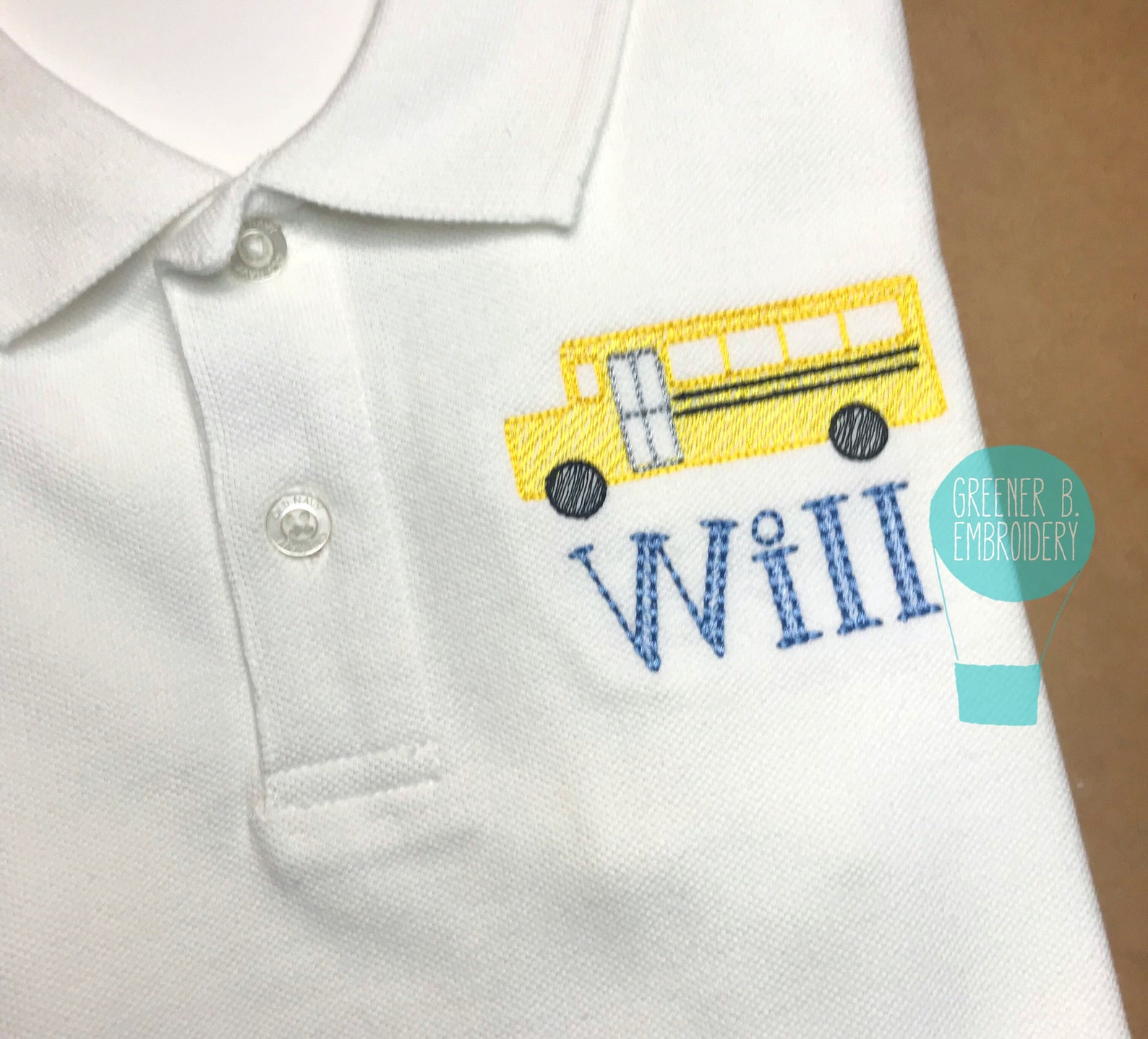 boys school polo shirt