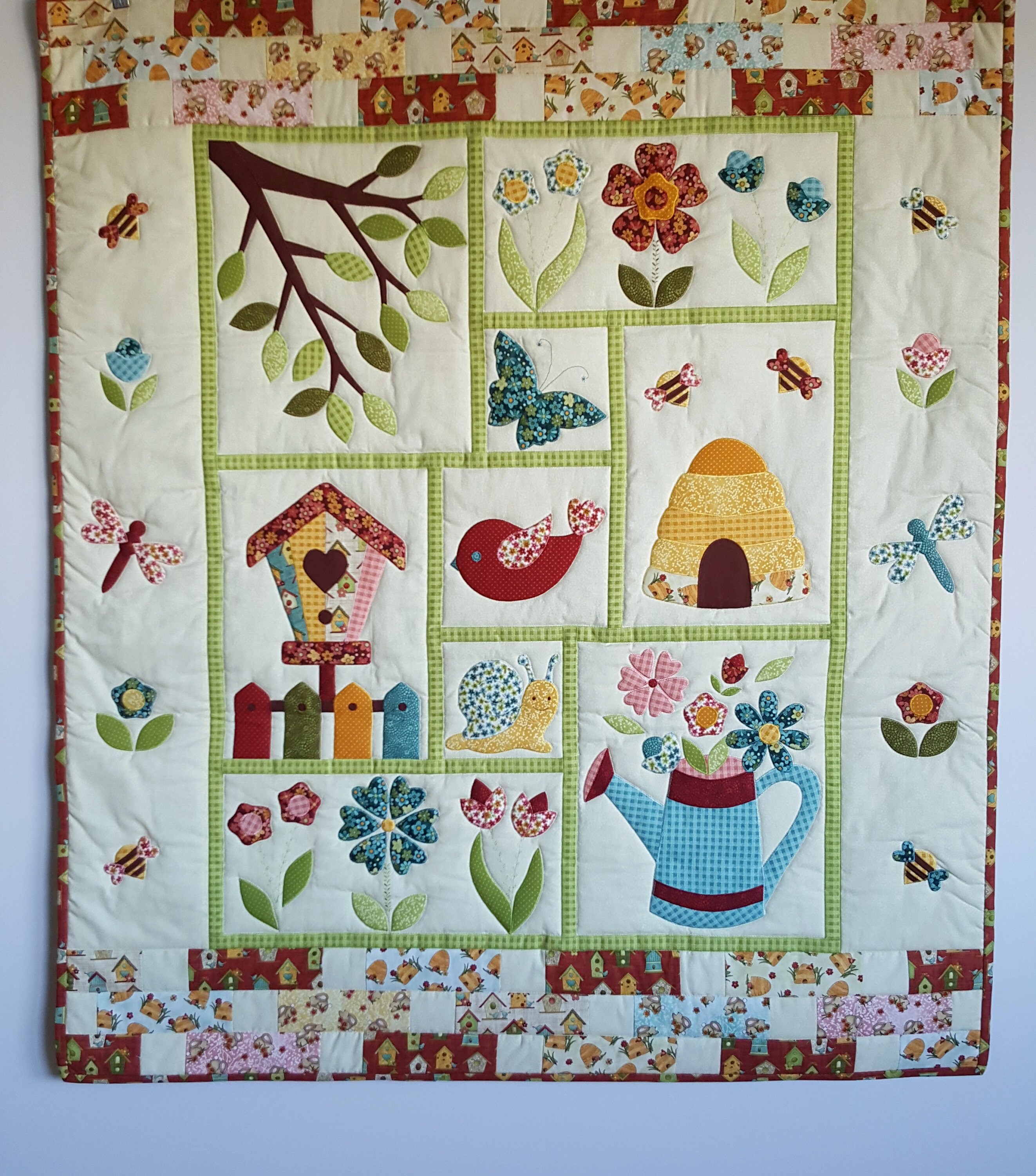 Garden quilt Flower girl gift Baby shower gift Nursery bedding | Etsy