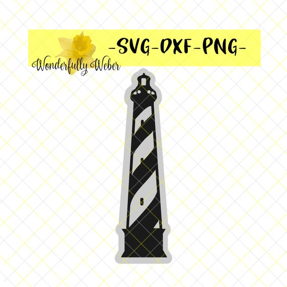Download Lighthouse Svg With Shadow Layer Nautical Beach Shore Etsy