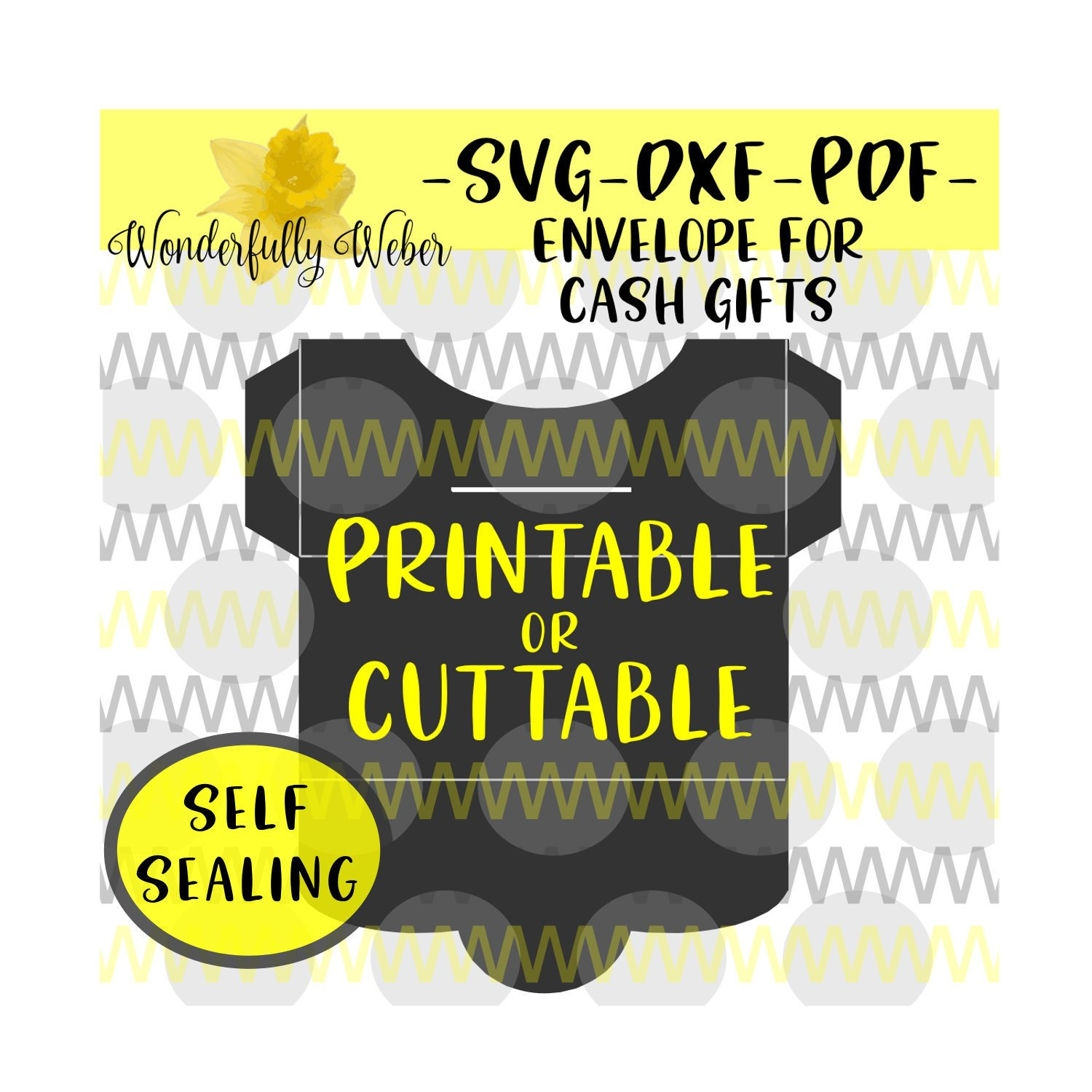 Download Money Envelope Print At Home Or Svg Cut File For Cricut And Etsy