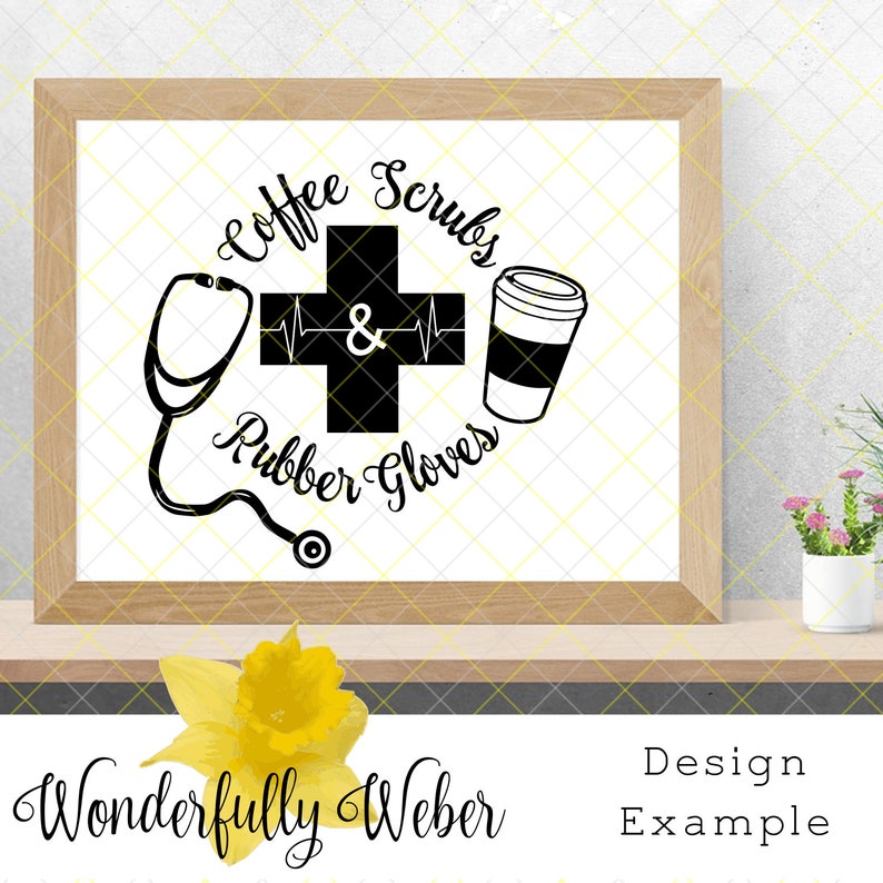 Download Coffee Scrubs and Rubber Gloves SVG Cut file Cricut & | Etsy