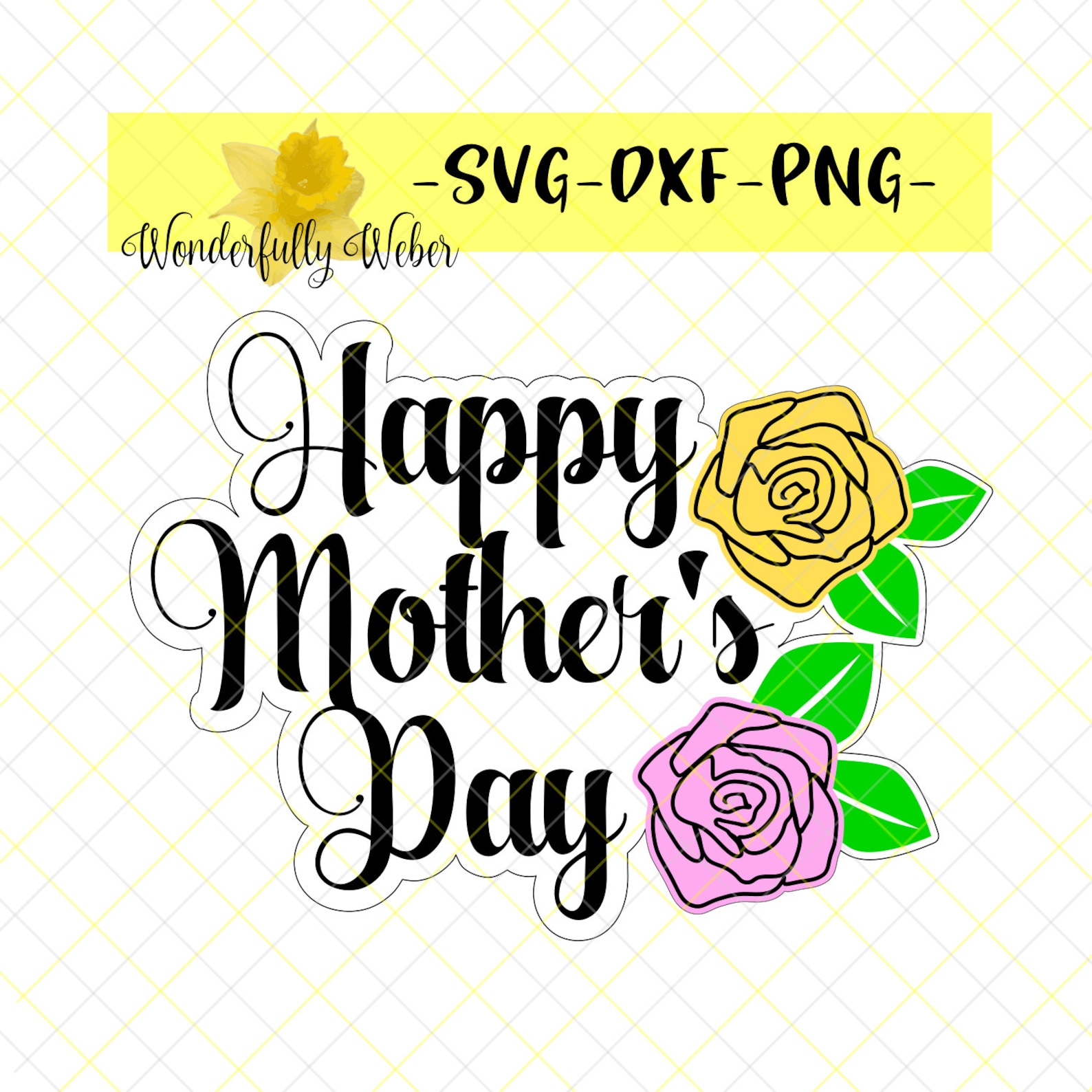 Happy Mother's Day Layered SVG Cut file for Cricut and | Etsy