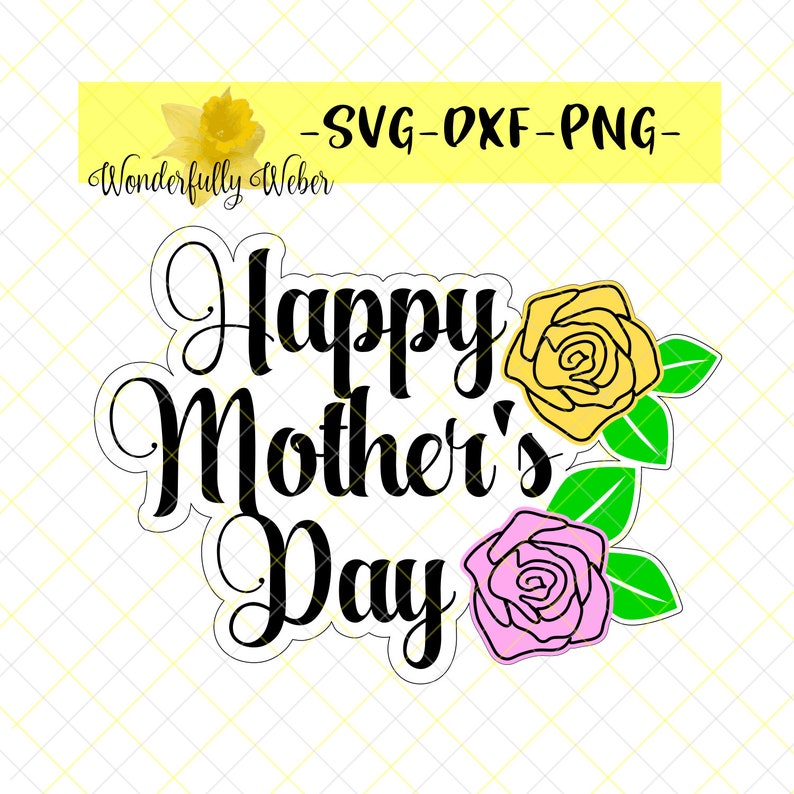 Happy Mother's Day Layered SVG Cut File for Cricut and - Etsy