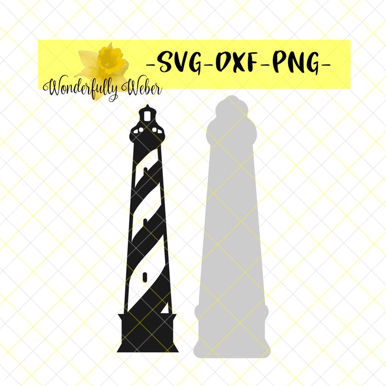 Download Lighthouse SVG with shadow layer Nautical beach shore | Etsy