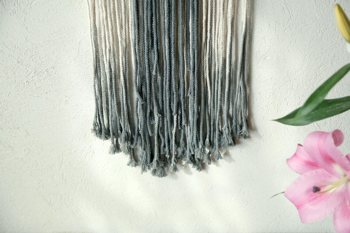 Gold ring Wall decor Macrame wall hanging Home decor Off Etsy