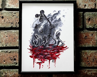 Made to Order Prints, Bloody Lantern 2020, Gamers Walldecor, Gifts for Him, Insert 2020