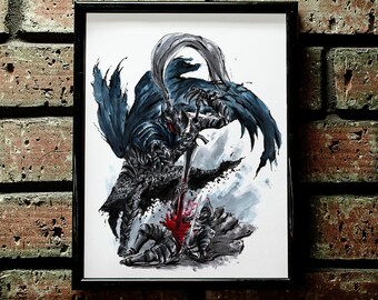 Made to Order Prints, Artorias 2020, Gamers Walldecor, Gifts for Him, Darksouls Inked 2020