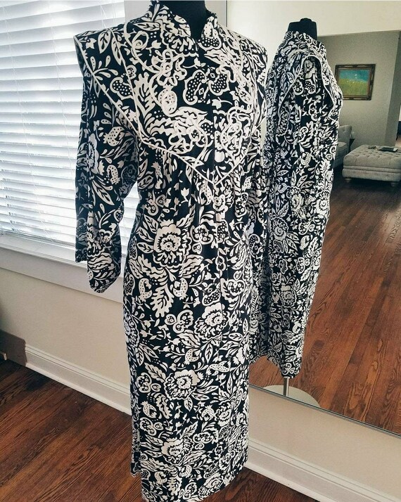 Vintage Black and White dress